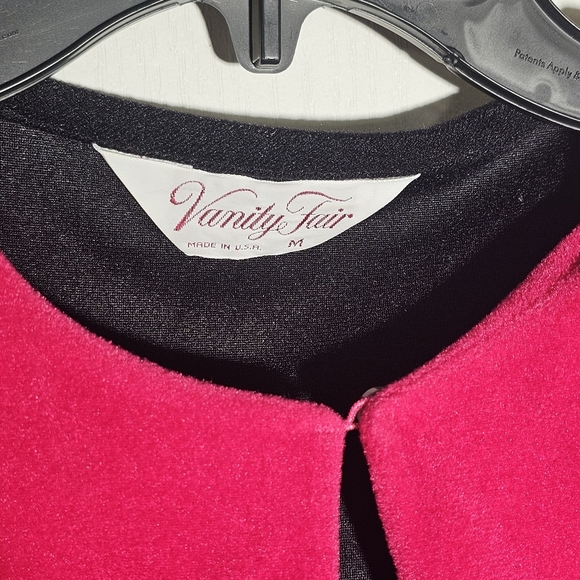 Vanity Fair Womens Size M Vintage 80s MOD Lounge Plush Lounge House Dress Retro - Picture 8 of 13